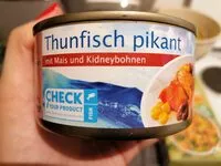 Mängden socker i Thunfisch pikant mit Mais und Kidneybohnen