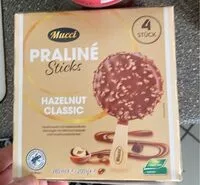 Mängden socker i Praliné Sticks Hazelnut Classic