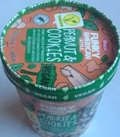 Mängden socker i Funky American Ice Cream - Vegan Peanut & Cookies