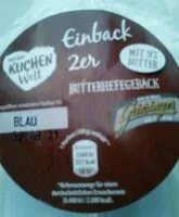Mängden socker i Einback 2er Butterhefegebäck
