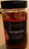 Mängden socker i Confiture Erdbeere