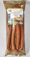 Mängden socker i Bio-Hähnchen Wiener Würstchen