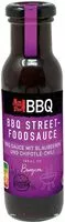 Mängden socker i ALDI BBQ Street-Food-Sauce BBQ-Sauce mit Blaubeeren und Chipotle-Chili 230 ml € 1,49 Flasche (1 l = € 6,48)
