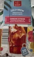 Mängden socker i Cold Brew Früchtetee Himbeere-Zitrone