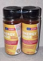 Mängden socker i Energy Shot - Tropical-Geschmack