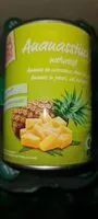 Mängden socker i Ananasstücke natursüß