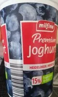 Mängden socker i Premium Joghurt mirtylle