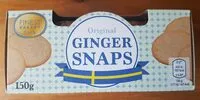 Mängden socker i Original ginger snaps