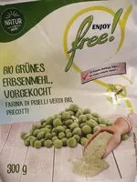 Mängden socker i Farina di piselli bio precotti