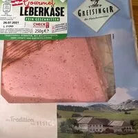 Mängden socker i Gourmet Leberkäse