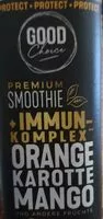 Mängden socker i Premium Smoothie IMMIN-KOMPLEX**ORANGE KAROTTE MANGO