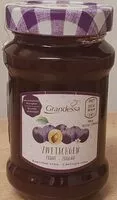 Mängden socker i Konfitüre extra Zwetschgen