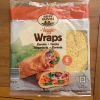 Mängden socker i Veggie Wraps Karotte