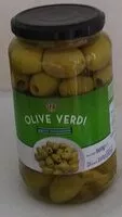 Mängden socker i Olive verdi denocciolate