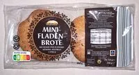 Mängden socker i Mini-Fladenbrote zum Aufbacken