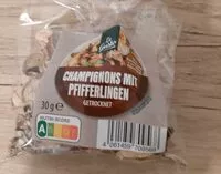 Mängden socker i Champignons mit Pfifferlingen getrocknet
