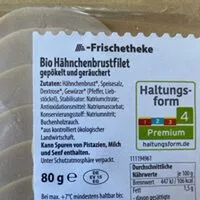 Mängden socker i Bio Hähnchenbrustfilet