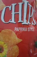 Mängden socker i Chips Paprika Style