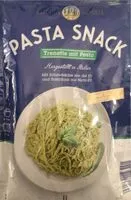 Mängden socker i Pasta Snack Trenette mit Pesto