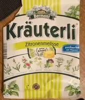Mängden socker i Kräuterli - Zitronenmelisse