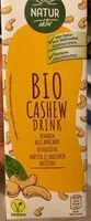 Mängden socker i Bio Cashew Drink