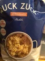 Mängden socker i Ruck Zuck Nudeln
