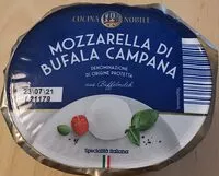 Mängden socker i Mozzarella di bufala campana
