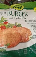 Mängden socker i Burger aus Kartoffeln vegan
