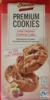 Mängden socker i Premium Cookies - White Chocolate Cranberry Cookies