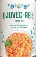 Mängden socker i Djuvec-Reis Balkan Art