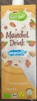 Mängden socker i Bio-Mandeldrink ungesüßt & geröstet