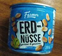 Mängden socker i Erdnüsse geröstet und gesalzen