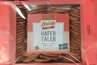 Mängden socker i Hafertaler