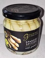 Mängden socker i Spargelspitzen - weiß, geschält