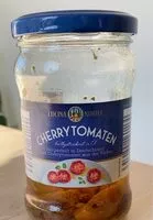 Mängden socker i Cherrytomaten halbgetrocknet in Öl