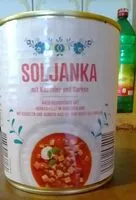 Mängden socker i Soljanka mit Kasseler und Gurken