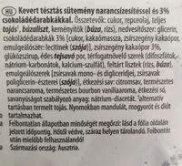 Mängden socker i Gugelhupf, csokoládés-narancsos