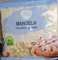 Mängden socker i Mandeln Gehobelt