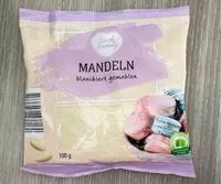 Mängden socker i Mandeln, gemahlen