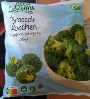Mängden socker i Broccoli-Röschen, tiefgefroren