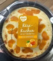 Mängden socker i Käsekuchen mit Mandarinen
