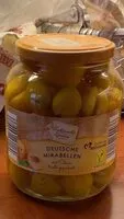 Mängden socker i Deutsche Mirabellen