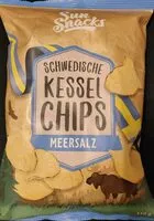 Mängden socker i Schwedische Kesselchips Meersalz