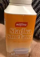 Mängden socker i Sladka smetana
