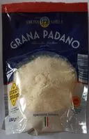 Mängden socker i Grana Padano, gerieben