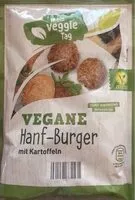Mängden socker i Vegane Hanf-Burger mit Kartoffeln