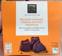 Mängden socker i Belgian orange cocoa dusted truffles