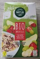 Mängden socker i Bio Muesli aux fruits et à l'épeautre