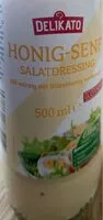 Mängden socker i Salatdressing Honig Senf