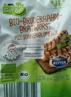 Mängden socker i Bio Bruderhahn Bratwurst